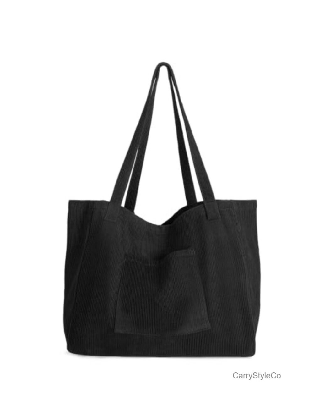 Corduroy Tote Bag for Women Canvas Hobo Shoulder Bag with Pocket